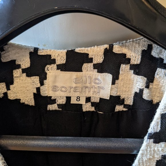 VINTAGE Women's Patterned Suit Set with Button Details; Skirt and Blazer - Picture 5 of 10